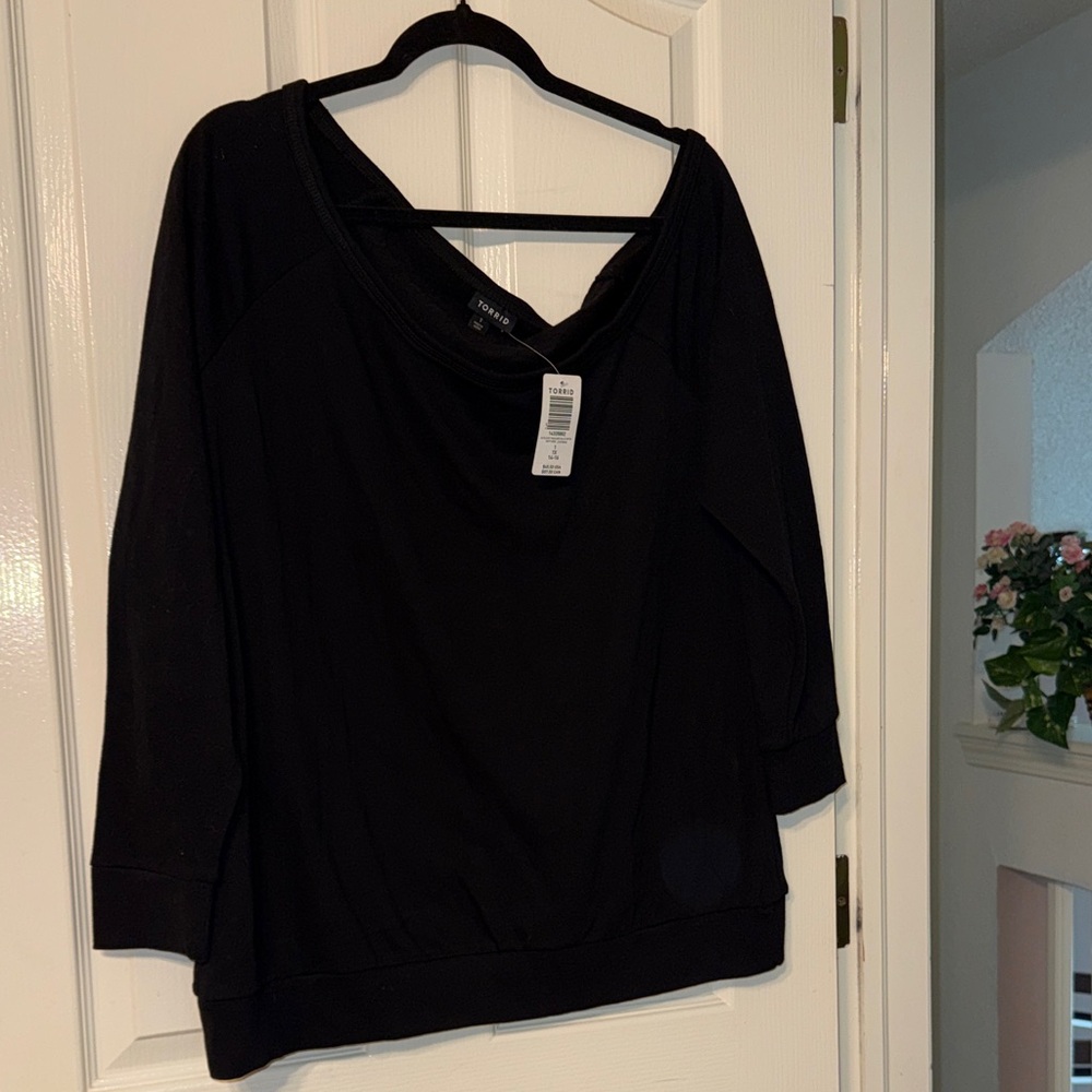 Torrid Callie off the shoulder sweater